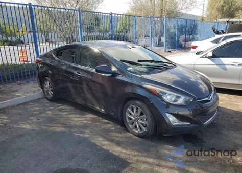 2016 Hyundai Elantra Se from USA, damaged, VIN 5NPDH4AE8GH789944